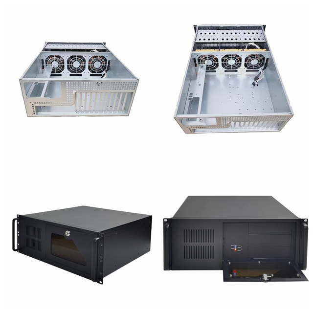 Factory Custom AI Computer Gpu Server Chassis Cases Sheet Metal Fabrication Aluminum Electrical Enclosure Manufacturer