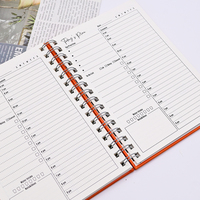 Cuaderno de Viaje A5 de 70 Hojas con Impresión Personalizada, Estilo Simple, Cubierta de Cuero, Apertura Plana, Diario para Estudiantes