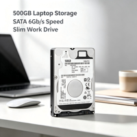 Disque SATA 2,5 5000LPLX 500 Go Noir Mobile pour Stockage Interne d'Ordinateur Portable Utilisé Grade A Testé 100% en Bon État 7200 tr/min