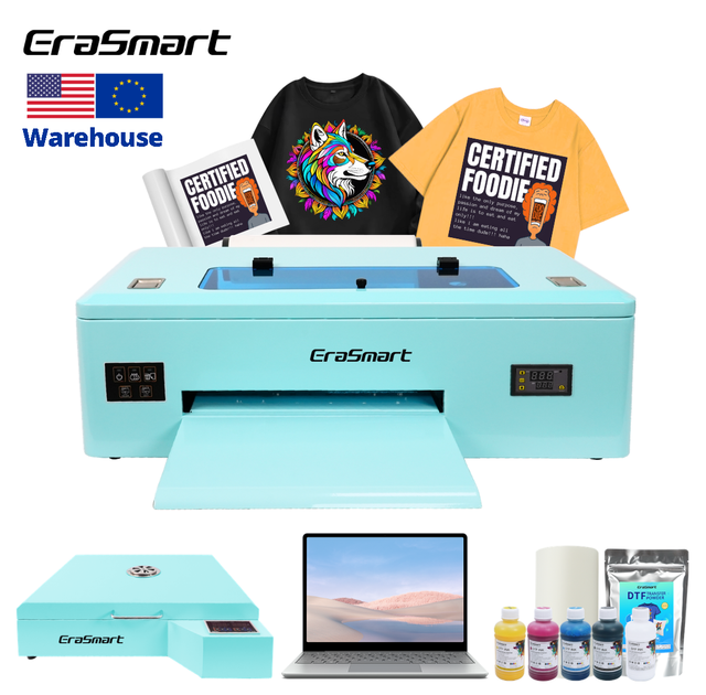Clothes T Shirt A3 30cm 13Inch DTF Printer Printing Machine 1390 DTF Printer & Ink & Film for T-shirt Small Business Ideas