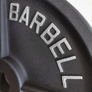 Ensemble de plaques de poids en acier sans revêtement, poids de compétition, plaques de poids standard, 40 kg, 45 lb, haltères, plaques de poids en fonte pour salle de sport - Product Image 3