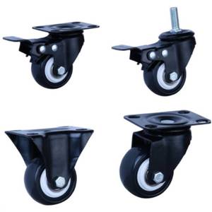 Roulette universelle de roue de roulette de tige filetée de 3/4 pouces pour le support d'entrepôt d'assemblage de profil d'extrusion d'aluminium - Product Image 5