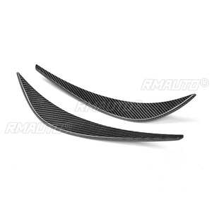 2 pièces de garnitures latérales de pare-chocs avant en fibre de carbone, canards, ailerons, spoiler pour Audi R8 2008 2009 2010 2011 2012 2013 2014 - Product Image 3