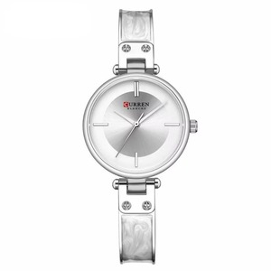 Vintage Fashion Ladies Quartz Watch Minimalist Black Dial Gold Tone Marbled Bracelet Waterproof Elegant Dress Watch - Product Image 1