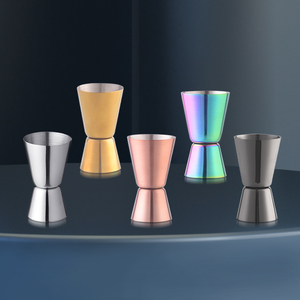 Sáng Tạo Nhà Máy Trực Tiếp Tùy Chỉnh 20/40Ml 30/60Ml 25/50Ml Thép Không Gỉ Rượu Vang Jigger Đo <span class=keywords><strong>Cup</strong></span> Với Logo - Product Image 6