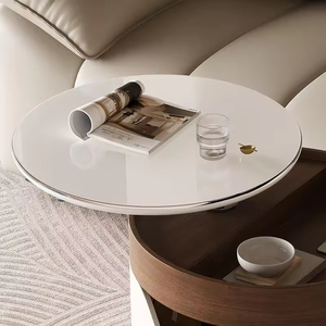 Table basse relevable en chêne design moderne avec rangement, durable, écologique, hauteur réglable pour salon, meuble <span class=keywords><strong>amovible</strong></span> - Product Image 3