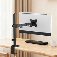 Support de moniteur personnalisé Kehao, OEM/ODM, en acier allié, base réglable en hauteur, capacité de charge de 8 kg par bras, 32 pouces, VESA 75/100 mm, CE