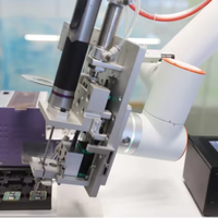 Pequeño Brazo Robótico Integrado para Ensamblaje Fotomatón Robot de 6 Ejes Quiosco de Café Cobot 3kg para Educación