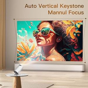 Dazzler hy300 chiếu 4K Android thông minh Bluetooth Wifi với 20000 + Movie chiếu trò chơi cho dữ liệu hiển thị - Product Image 2