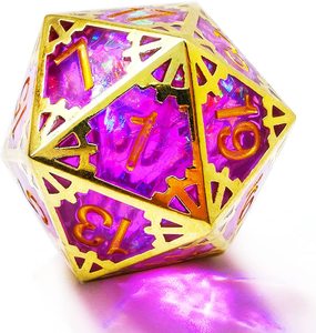 Torre de dados de metal de espuma de 12 pulgadas, dados cuadrados de 16mm, dragón sólido y mazmorra, dados de metal rpg personalizados - Product Image 4