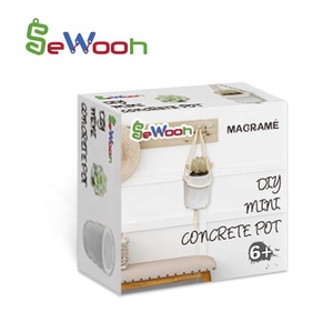 Planteur <span class=keywords><strong>de</strong></span> béton pour plantes succulentes, Vase <span class=keywords><strong>de</strong></span> ciment, moule en argile et porte-bougie, 1 pièce, <span class=keywords><strong>DIY</strong></span> - Product Image 1