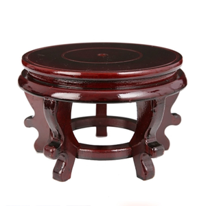 Supports d'exposition en bois de style chinois, faits à la <span class=keywords><strong>main</strong></span>, accessoires décoratifs pour vase oriental / support pour aquarium - Product Image 1