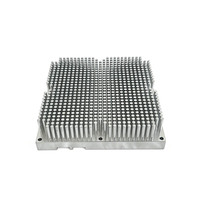 Radiateur de refroidissement carré en aluminium estampé à ailettes forgées pour amplificateur de puissance RF