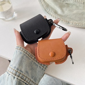 Estuche de Cuero PU Hecho a Mano de Lujo para <span class=keywords><strong>AirPods</strong></span> Pro <span class=keywords><strong>2</strong></span> 3 2025 <span class=keywords><strong>Mini</strong></span>, Funda para <span class=keywords><strong>Airpods</strong></span> con Llavero - Product Image 6
