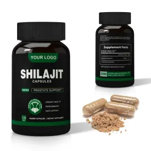 Cápsulas shilajit naturais em massa shilajit puro original orgânico do Himalaia shilajit puro por atacado