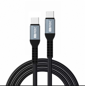 Cable cargador 5A 240W PD tipo C a USB C para <span class=keywords><strong>MacBook</strong></span> <span class=keywords><strong>Pro</strong></span> <span class=keywords><strong>2M</strong></span> PD3.1 QC4.0 Cable de datos de carga rápida para Samsung Huawei - Product Image 5