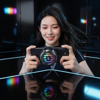 Refroidisseur de téléphone magnétique F27, clip de refroidissement semi-conducteur, lumière RGB, refroidissement pour jeux, matériau ABS, accessoire pour smartphone