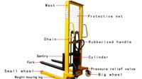 Chariot élévateur manuel électrique YCMG, nouvelle version pour usage intérieur, capacité 0,5 tonne, transmission hydraulique, 2 tonnes, garantie 1 an