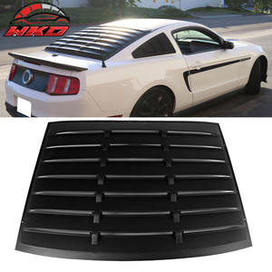 Convient aux Ford Mustang Gt V6 V8 de 2005 à 2014, couvercle de fenêtre arrière, noir mat, ABS durable, garniture extérieure automobile, accessoire extérieur - Product Image 1