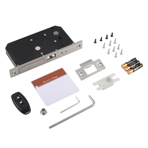Cerradura de Puerta Biométrica Inteligente con Huella Dactilar Integrada, Cilindro Cuádruple Oculto, Lector de Tarjetas IC, Electrónica Minimalista y Discreta - Product Image 2