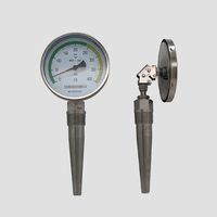 Bimetal Thermometer Stainless Steel with Sleeve 150mm for Industrial