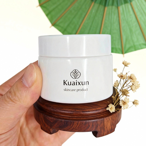 Großhandel 1oz 2oz 100ml Luxus-Glas Individuell Gestaltete Mattierte Klare Gläser mit Silberdeckeln für Hautpflege-Creme-Behälter - Product Image 5