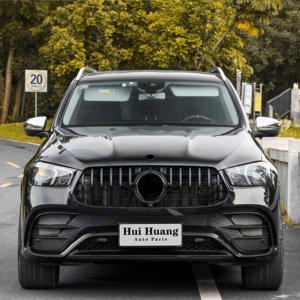Kit de carrocería de montaje 100% para <span class=keywords><strong>Mercedes</strong></span> <span class=keywords><strong>Benz</strong></span> W167 GLE 2020-2025 actualización a AMG GLE63 parachoques delantero trasero parrilla rueda arco difusor tubo - Product Image 2
