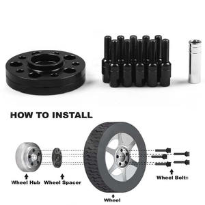 แหวนรองขยายขนาด M14*1.5 พร้อมสลักเกลียว สำหรับดุมล้อรถยนต์ Audi Q5 อะแดปเตอร์และสเปเซอร์ล้อ - Product Image 4