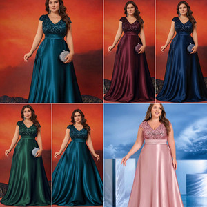 LY2422D <span class=keywords><strong>Abiti</strong></span> <span class=keywords><strong>da</strong></span> Sposa di Lusso con Paillettes <span class=keywords><strong>per</strong></span> Damigelle, Senza Maniche, Scollo a V, <span class=keywords><strong>Taglie</strong></span> <span class=keywords><strong>Forti</strong></span>, <span class=keywords><strong>Abiti</strong></span> <span class=keywords><strong>da</strong></span> Sera Formali <span class=keywords><strong>per</strong></span> <span class=keywords><strong>Donne</strong></span> - Product Image 2