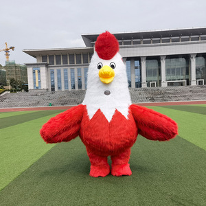 Accessoires de marche publicitaires costume de <span class=keywords><strong>coq</strong></span> en peluche costume de mascotte de poulet <span class=keywords><strong>gonflable</strong></span> pour adultes - Product Image 5