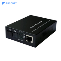 Equipo de red de fibra óptica de alta calidad 10/100Mbps 10G POE ++ Switch RJ45 Transceptor Media Converter