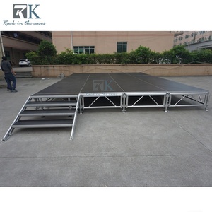 Portable Stage <b>Platform</b> 4ftx8ft Stable Quick Install Aluminum Alloy Stage - Product Image 3