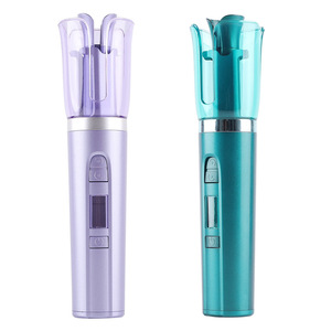 Automatic Curling Iron Battery Powered LED Display Rotating Curlers Hair Care Electric Big Wave Styler - Product Image 5