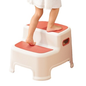 Step <b>Stool</b> For Kids Double Layer Non Slip <b>Plastic</b> Toilet Step Home Use - Product Image 5