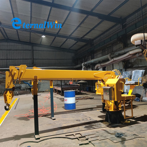 Hydraulischer Teleskop ausleger <span class=keywords><strong>Marine</strong></span> <span class=keywords><strong>Crane</strong></span> Provision Deck Schiffs kran - Product Image 2