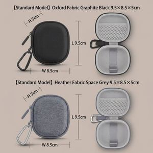 Étui de rangement portable personnalisé en EVA pour écouteurs, mini étui rigide à fermeture éclair avec mousqueton, pour écouteurs sans fil et petits gadgets - Product Image 3