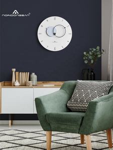 Noridongsan-reloj de cuarzo de madera ecológico con manos acrílicas, movimiento solar para decoración del hogar - Product Image 2