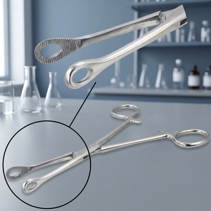 Pince de perçage de nombril en acier inoxydable de qualité supérieure avec logo personnalisé, outil de perçage corporel, forceps – Vente chaude - Product Image 3