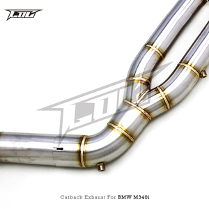 Tuyau d'échappement Catback Boska Valvetronic personnalisé M240i M440i M340i M340 340i G20 G22 G26 G42 B58 en acier inoxydable poli de 1,5 mm - Product Image 6