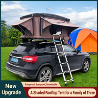 Carpa de Techo Automática de Aleación de Aluminio para 3 Personas, para SUV, Camping Todoterreno, Sin Necesidad de Instalación, Doble Capa, Tela Oxford 600D
