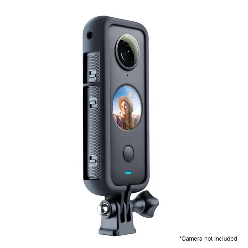 Takenoken eylem kamera DSLR aksesuarları kamera hassas delik kafes konut Case kapak koruyucu çerçeve Insta 360 bir X2