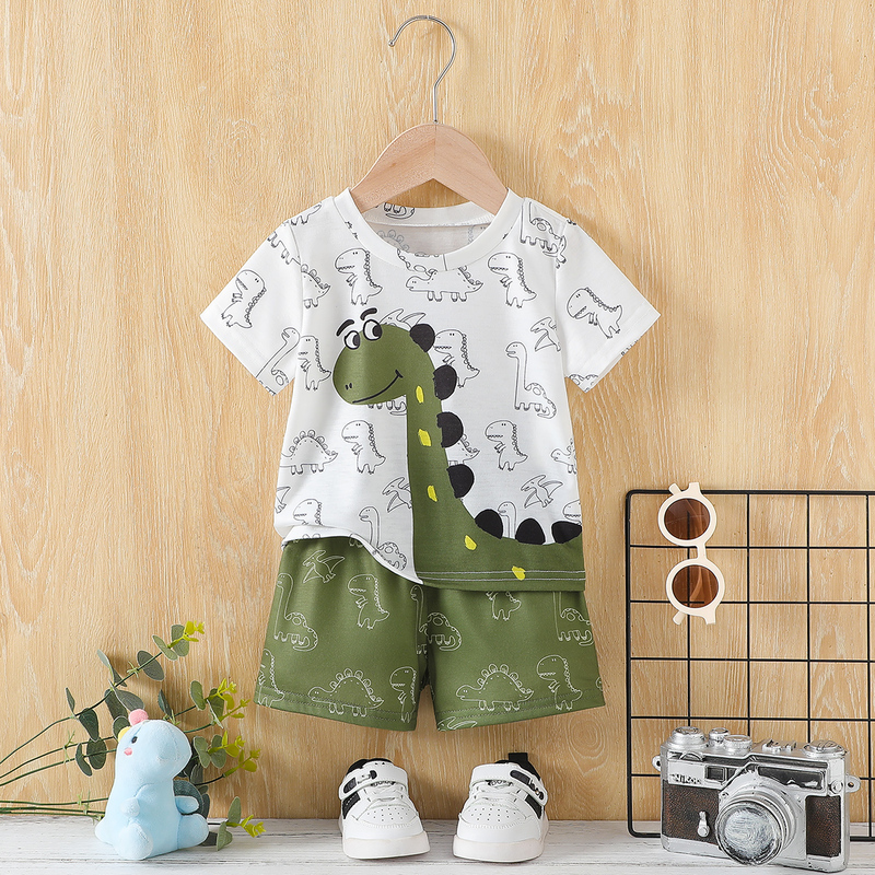 Baby Boy Summer Casual Animal Print