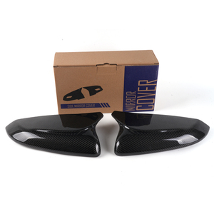 Artículo Popular: Par de Cubiertas de Espejo de Fibra de Carbono con Diseño de Cuerno de Buey, de Reemplazo con Clip para la Carcasa del Espejo Retrovisor Lateral del Civic 10ª Generación - Product Image 6