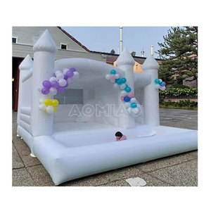 Château <span class=keywords><strong>gonflable</strong></span> miniature de la Maison Blanche pour mariage, personnalisable, 8*8 pieds, à vendre - Product Image 1