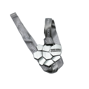 Medallas de Oro de Alta Calidad con Forma de Panal Geométrico para Maratón de 100KM, Medallas Personalizadas para los Finalistas - Product Image 2