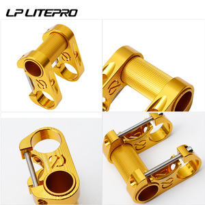 Litepro LP S95 <strong>Folding</strong> Car 412 Hollow Double Handle Stand SP8 90g Adjustable Bicycle <strong>Stem</strong> - Product Image 4