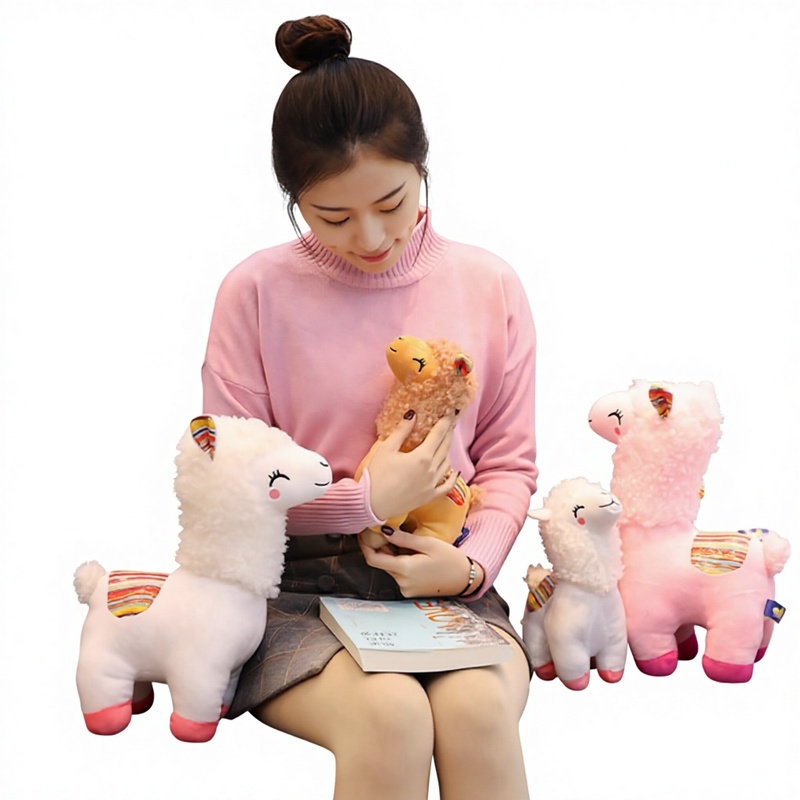 Hot Sale Cartoon Cute Alpaca Plush