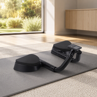 Planche abdominale multifonctionnelle pliable pour l'entraînement de base, la combustion des graisses et les pompes, avec logo personnalisé, pour la maison