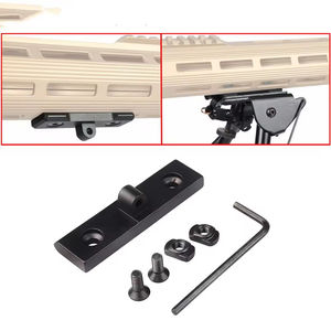 Soporte Táctico de Montaje Deslizante de Aleación de Aluminio de Instalación Rápida de 60x17x8 mm, Conector para Equipo de Exterior, Accesorios de Caza Negros - Product Image 6