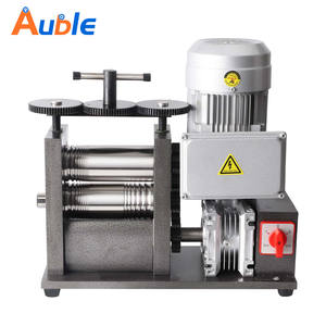 เครื่องม้วนลวดแผ่นครึ่งวงกลม370W/750W เครื่องรีดโลหะแบบปรับได้สีทองเงิน110V/220V สำหรับทำเครื่องประดับ - Product Image 1